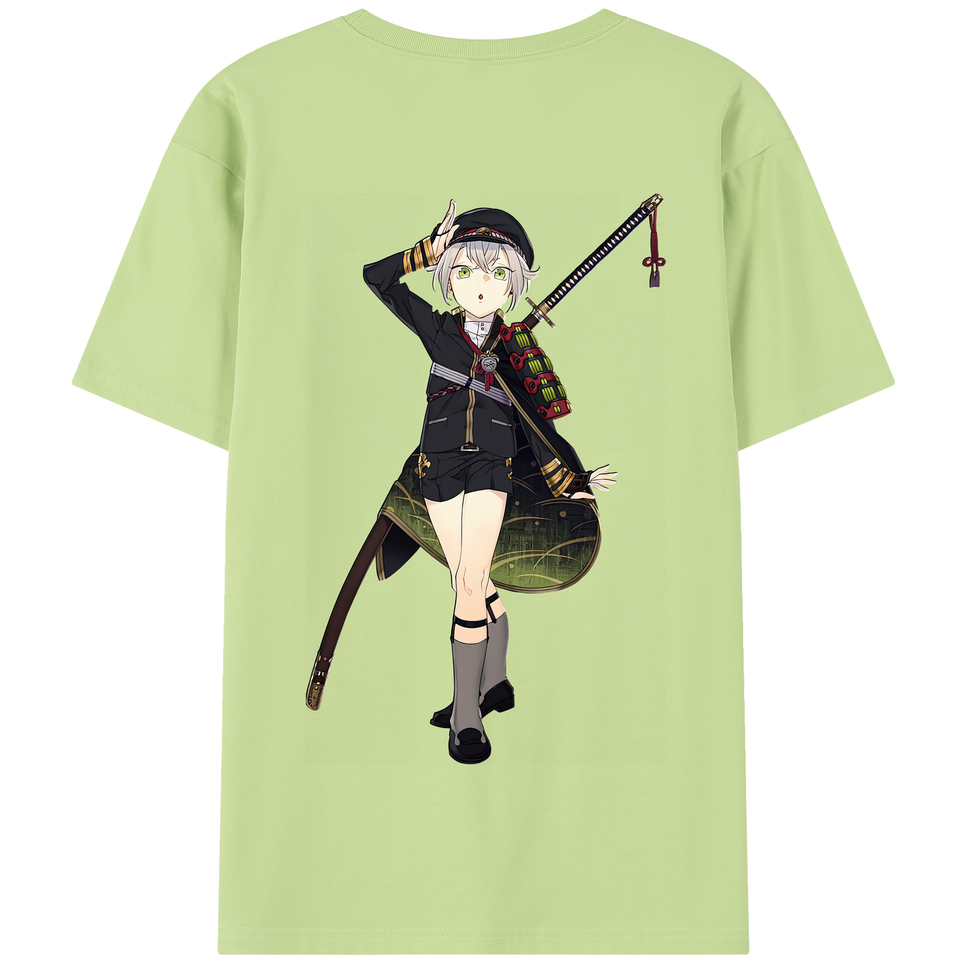 （画像用） 刀剣乱舞 Touken Ranbu 綿100％半袖Tシャツ（背面プリント）